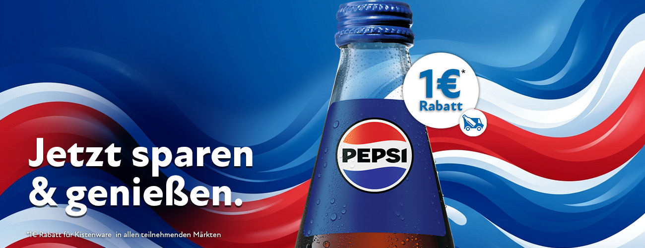 Radeberger Pepsi Rabattaktion 1 Euro - KW 36 und 37 in 2026